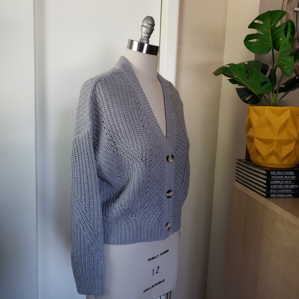 Contemporary Gray Sweater Size Small NEW